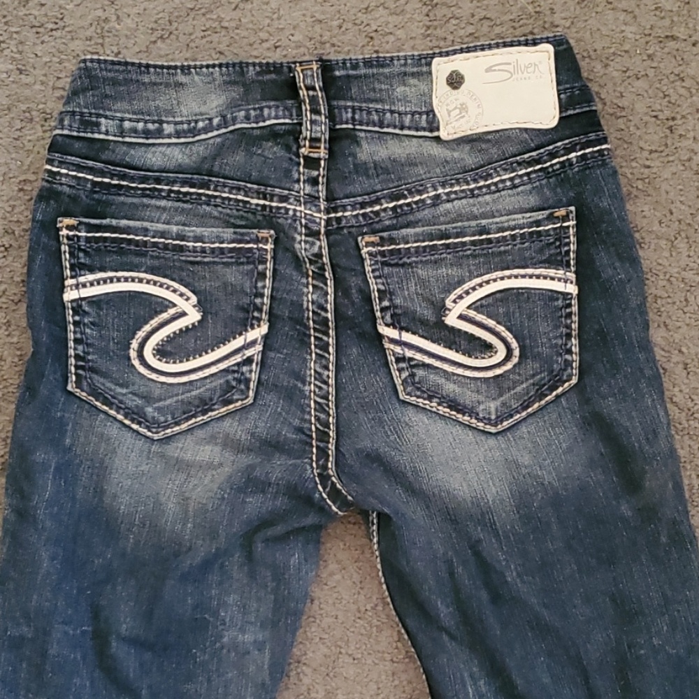 Silver jeans